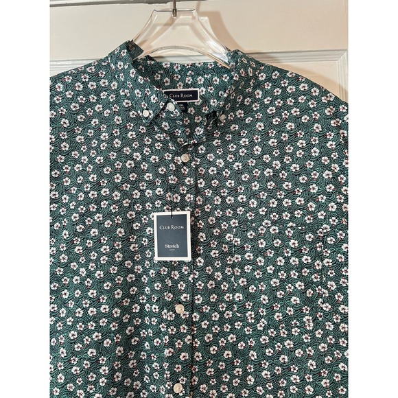 Club Room Other - NWT Club Room Men's Short Sleeve Floral Multicolor Shirt Size XXL